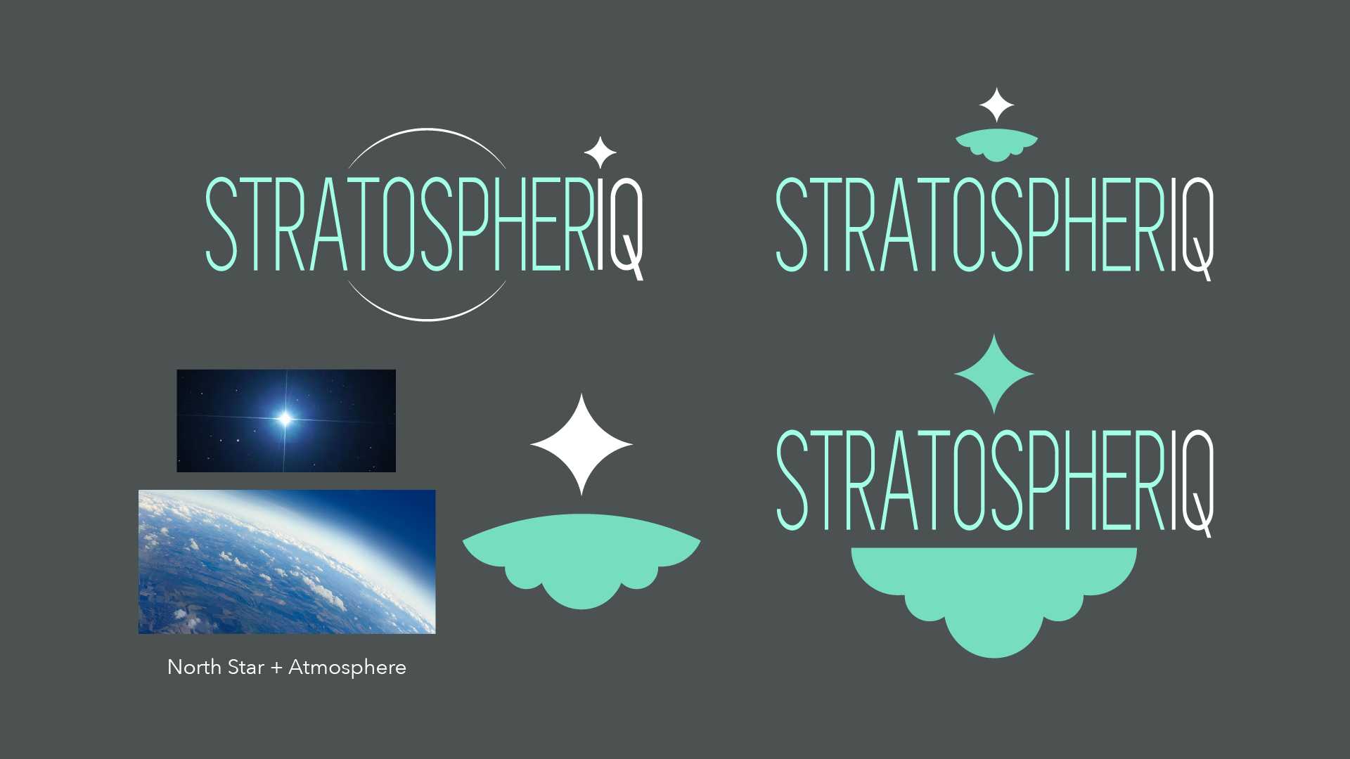 Brainstorm session - Logo & Name 2: SBLR wanted their cloud service to feel “above and beyond.” I took that literally, imagining what’s beyond the clouds to amplify its exceptional nature, dramatize superior capabilities, and position it as a standou