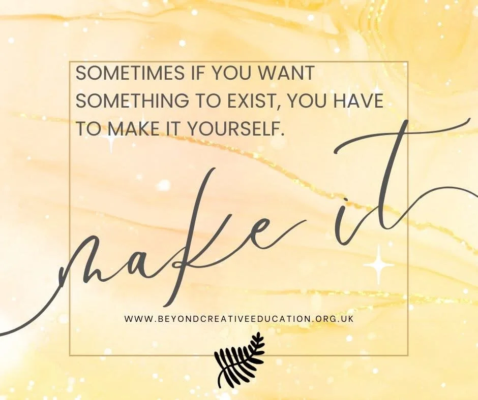 Not making something that will be helpful to children with SEND, simply because nobody has made it before, is no reason not to make it. 