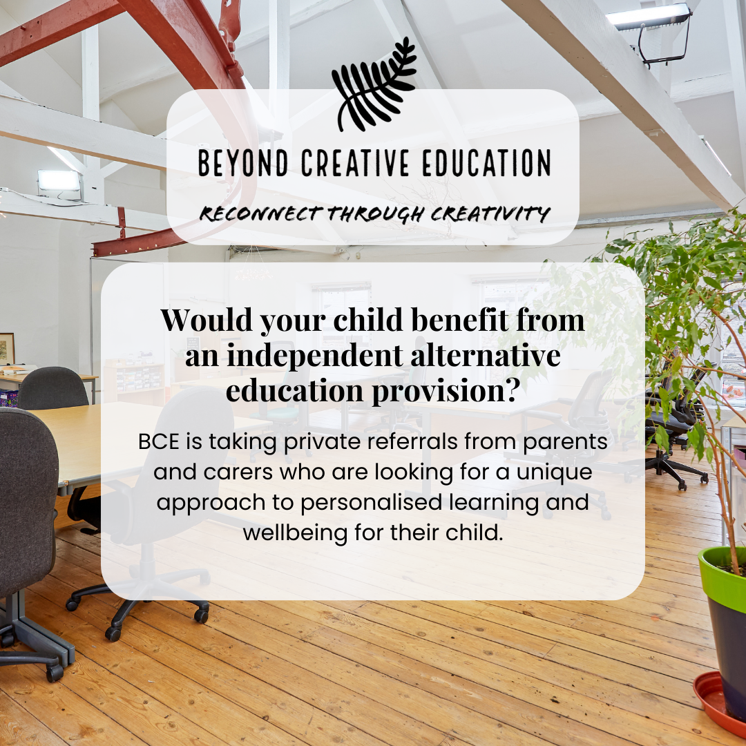 BCE is taking referrals from parents and carers who are looking for a unique approach to personalised learning and wellbeing for their child.