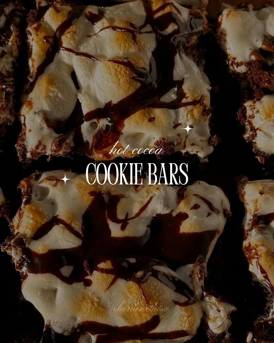 Hot Cocoa Cookie Bars