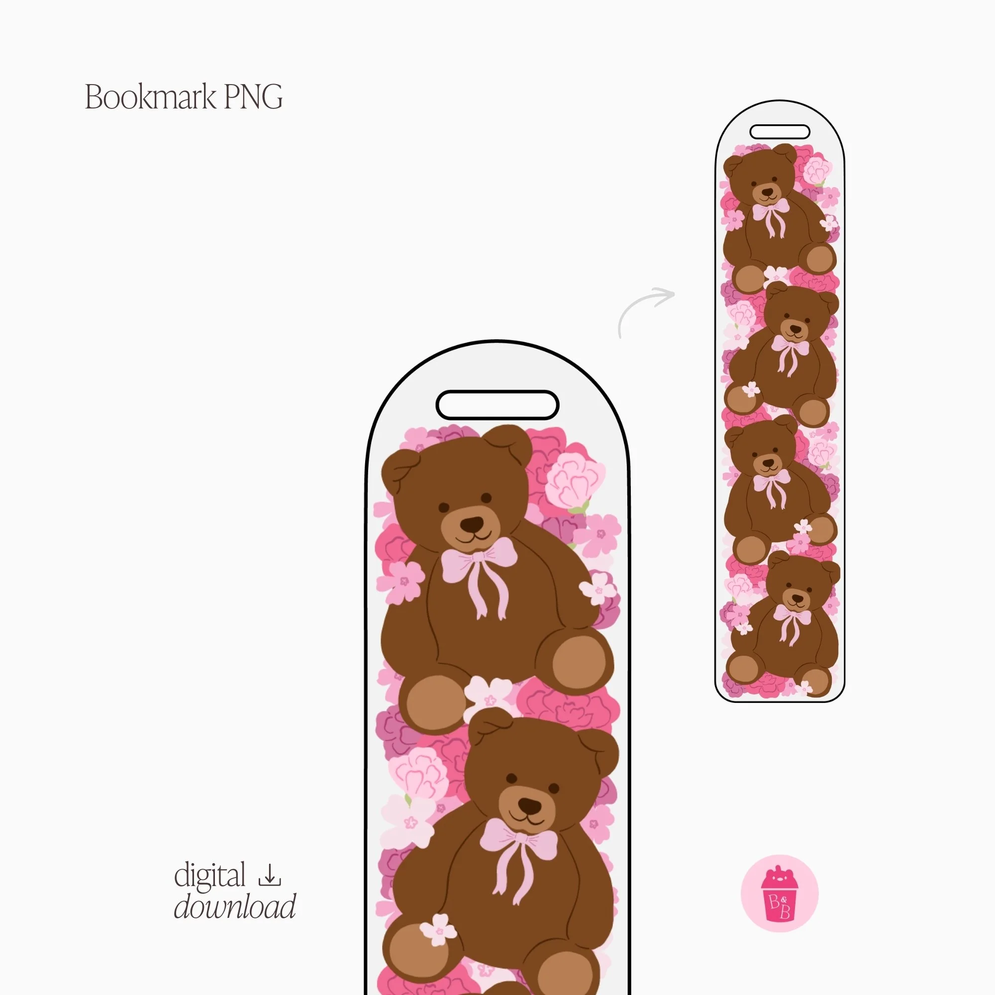 Teddy Bear | Bookmark PNG