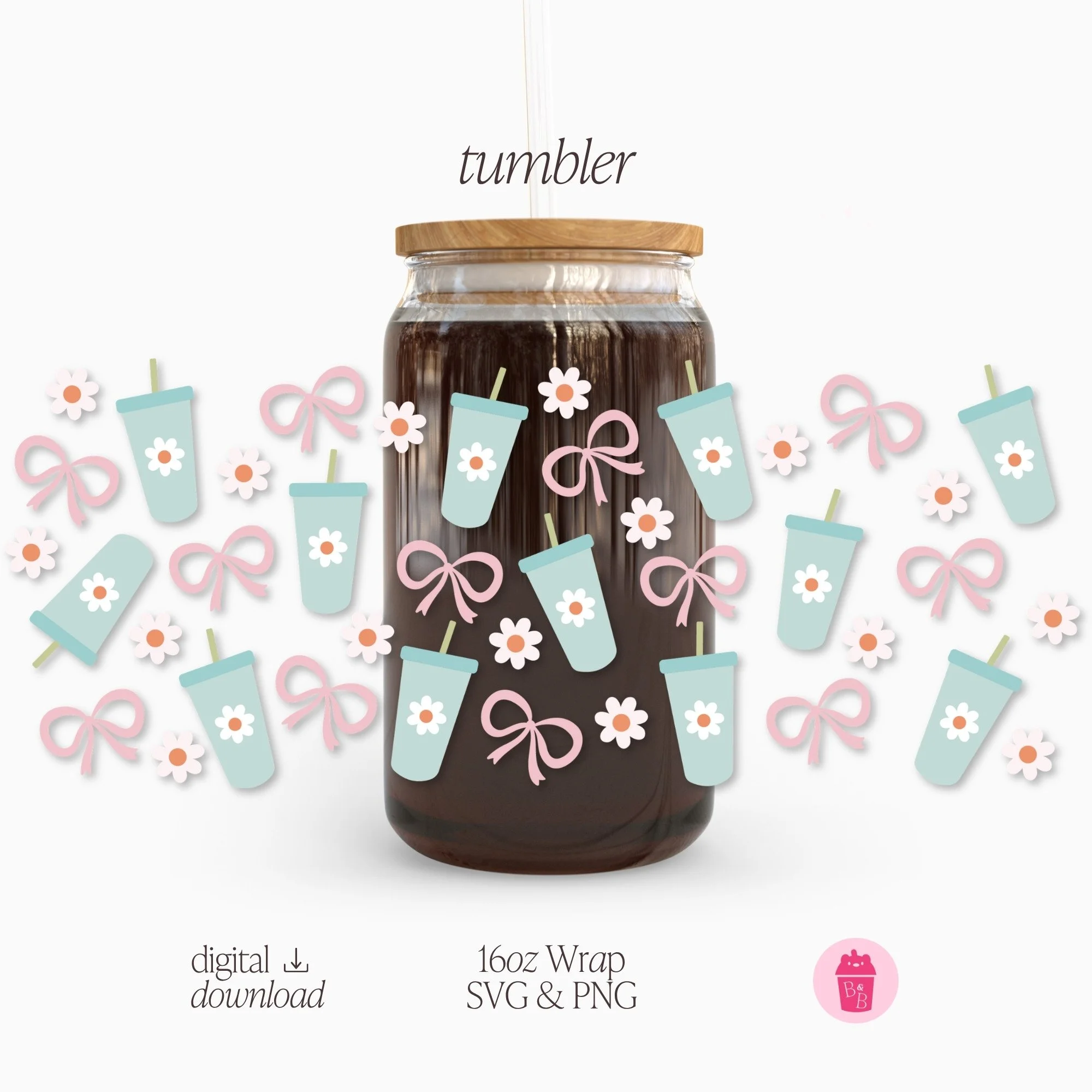 Tumbler | Cup Wrap SVG & PNG