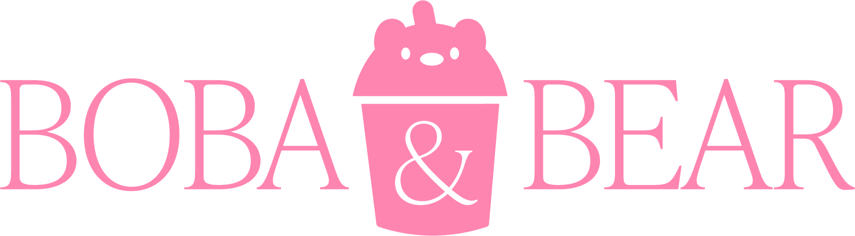 Logo of Boba & Bear where you can buy commercial use svg designs