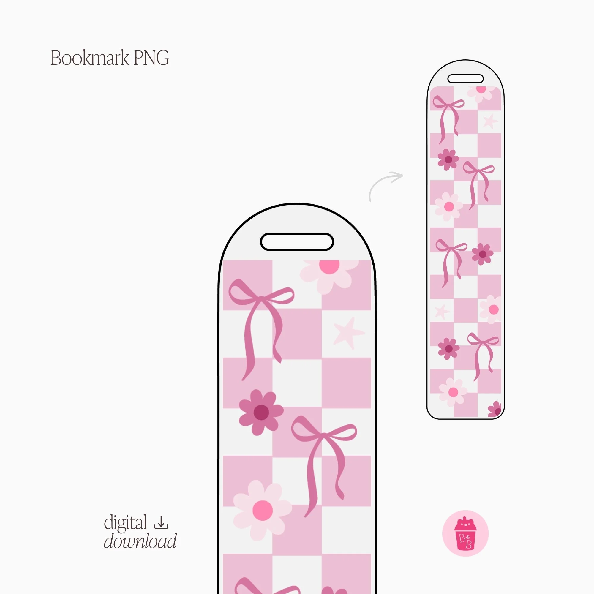 BlushBows | Bookmark PNG