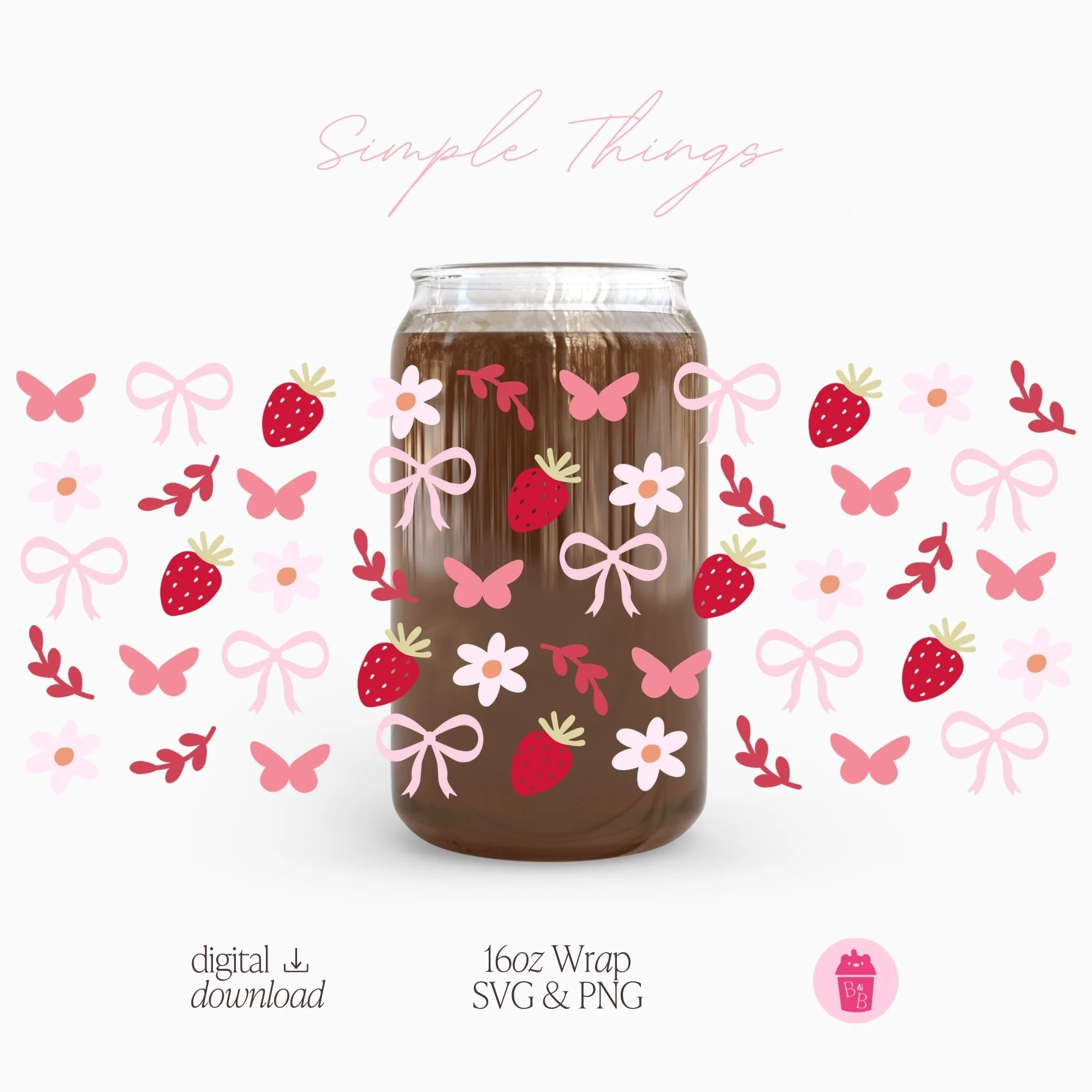 Simple Things | Cup Wrap Svg