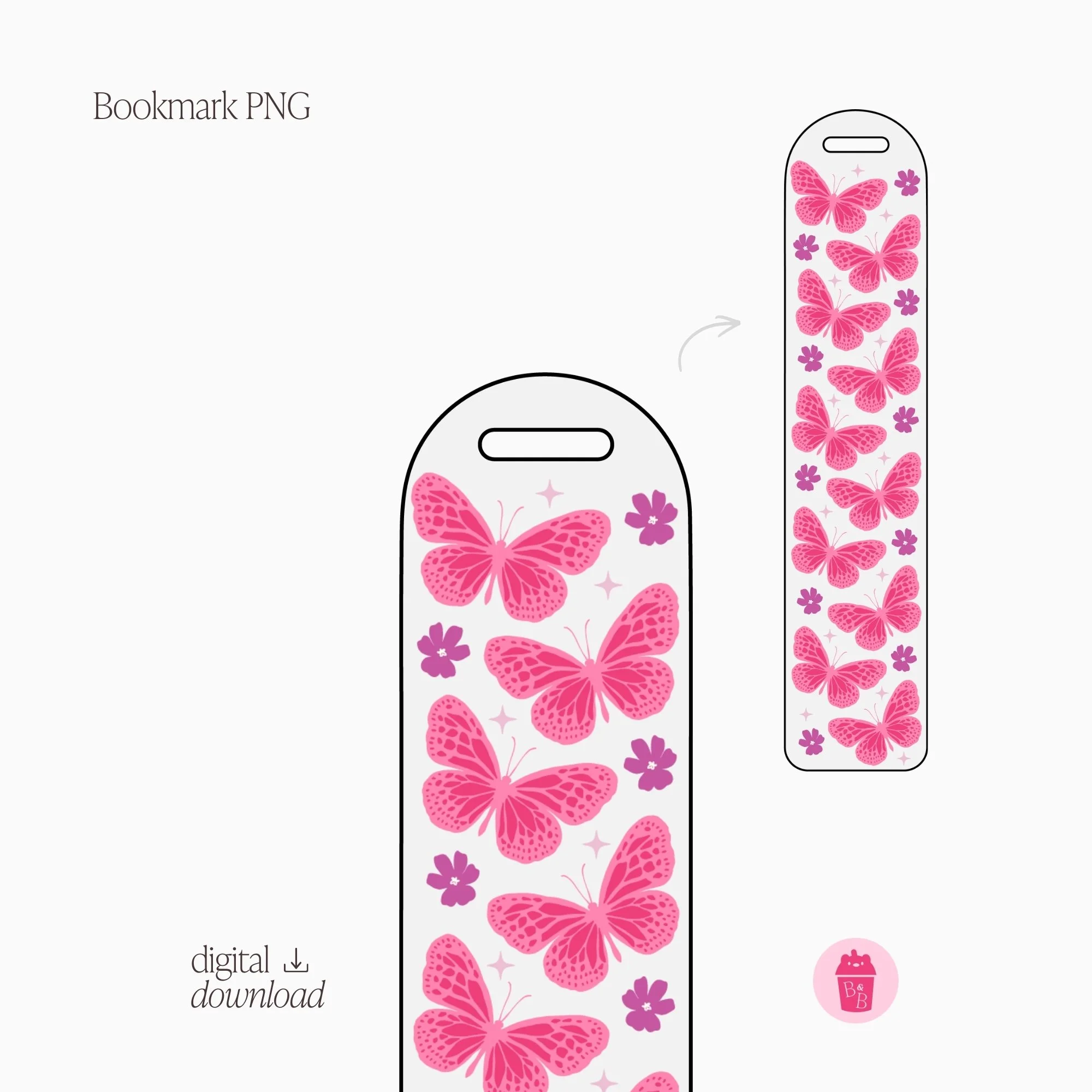 Butterfly | Bookmark PNG