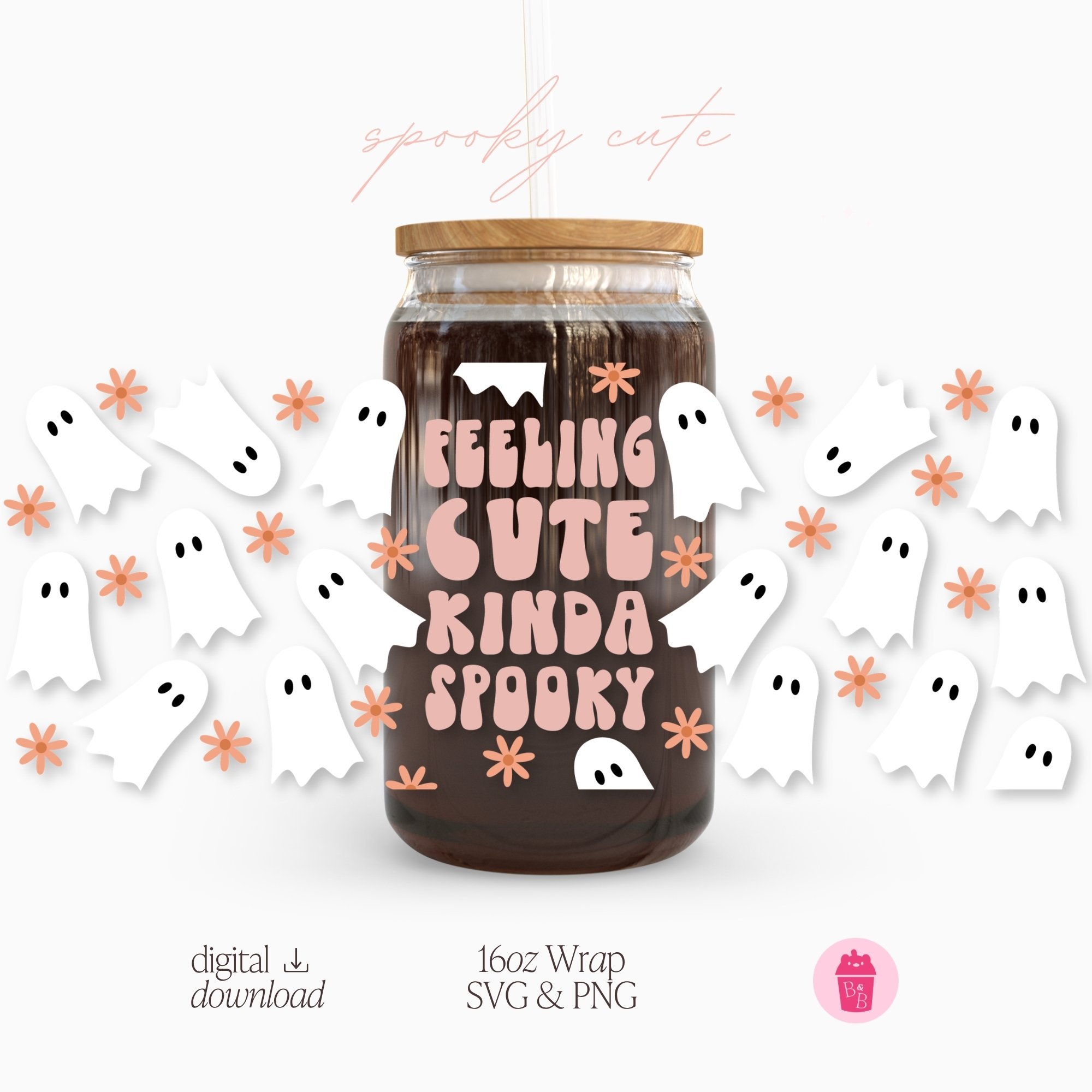 Spooky Cute | Cup Wrap SVG & PNG