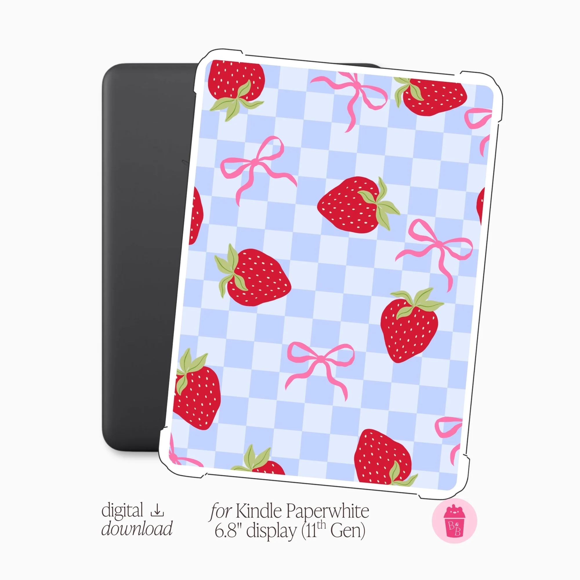Strawberry |  E-reader Case Insert PNG