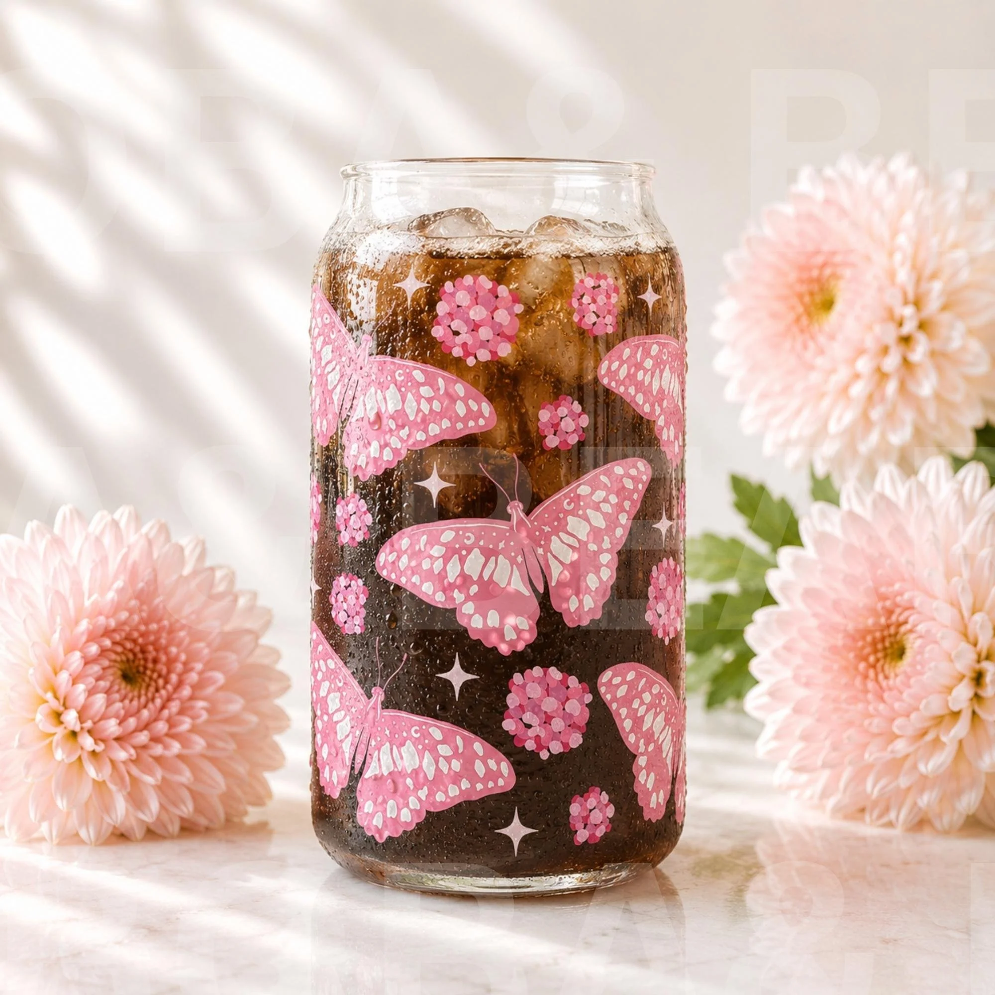 Pink Butterflies | Dahlia Collection | Styled Photo