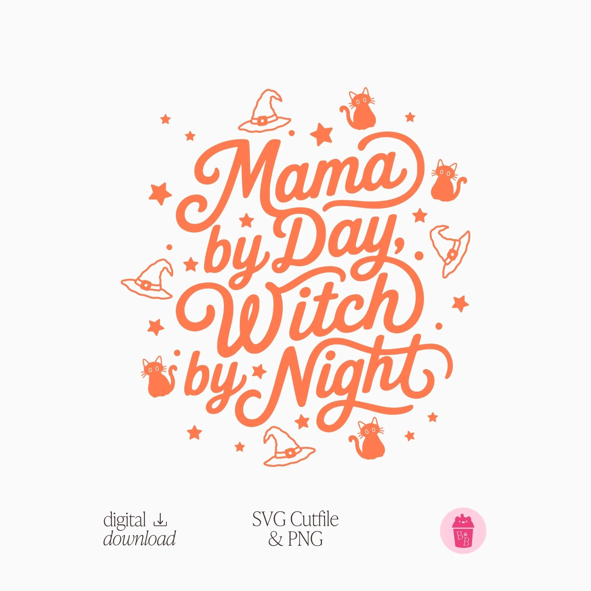 Witch by Night | Svg & Png