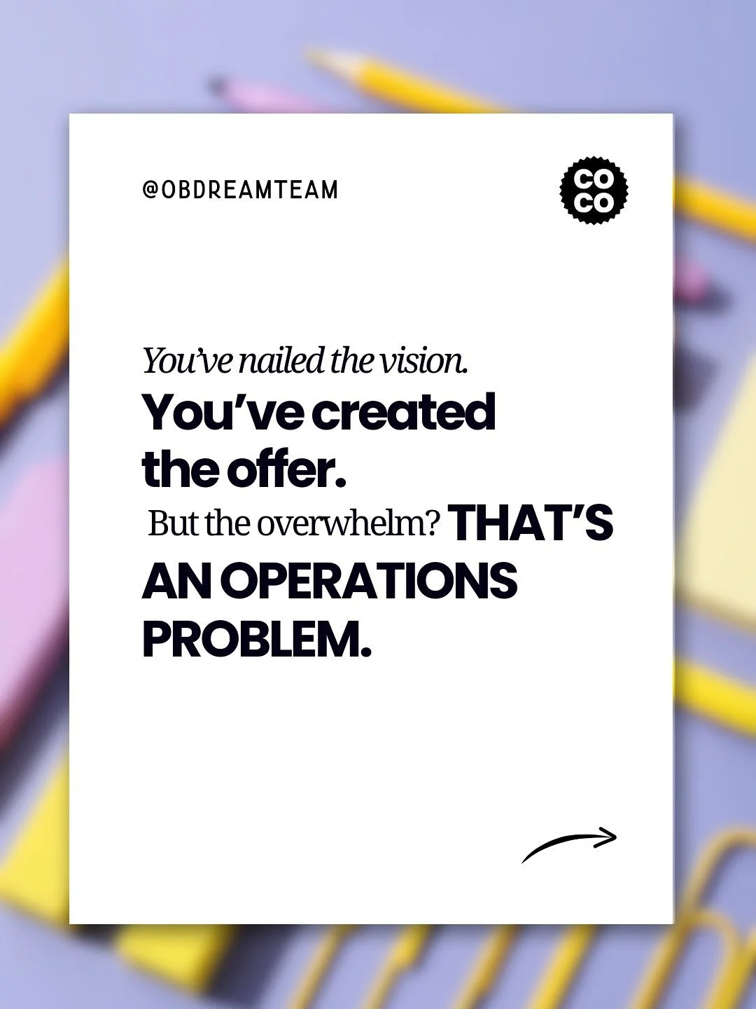 Sales 🤝 Ops

If you wanna grow sustainably, both have to be strong. 

At Commonwealth Co., we partner with CEOs to:
 ✔️ Drive sales with strategy
 ✔️ Clean up the back end
 ✔️ Align the team + culture
 ✔️ Create space for you to actually live

Becau