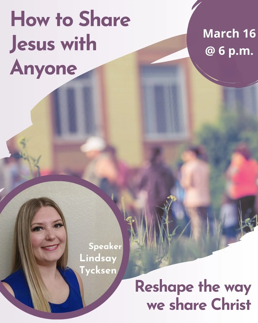 Ladies, join us as guest speaker Lindsay Tycksen explores Jesus&rsquo; response to the question, &ldquo;Who is my neighbor?&rdquo; Together, through the parable of the Good Samaritan we&rsquo;ll discover how this powerful teaching can reshape the way