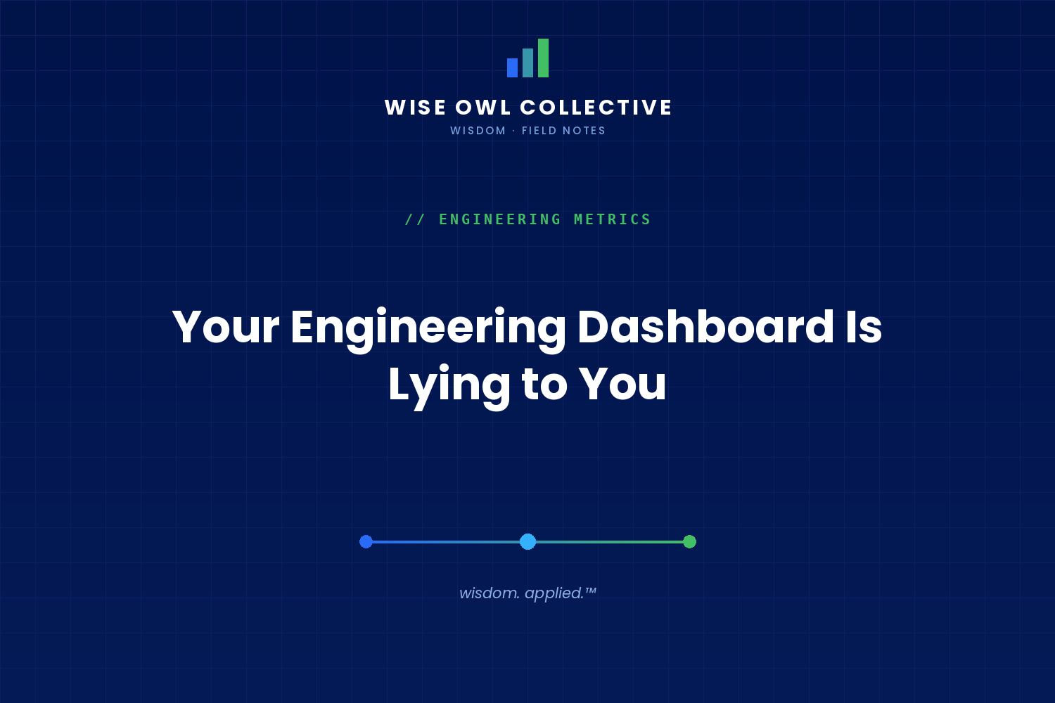 Your Engineering Dashboard Is Lying to You