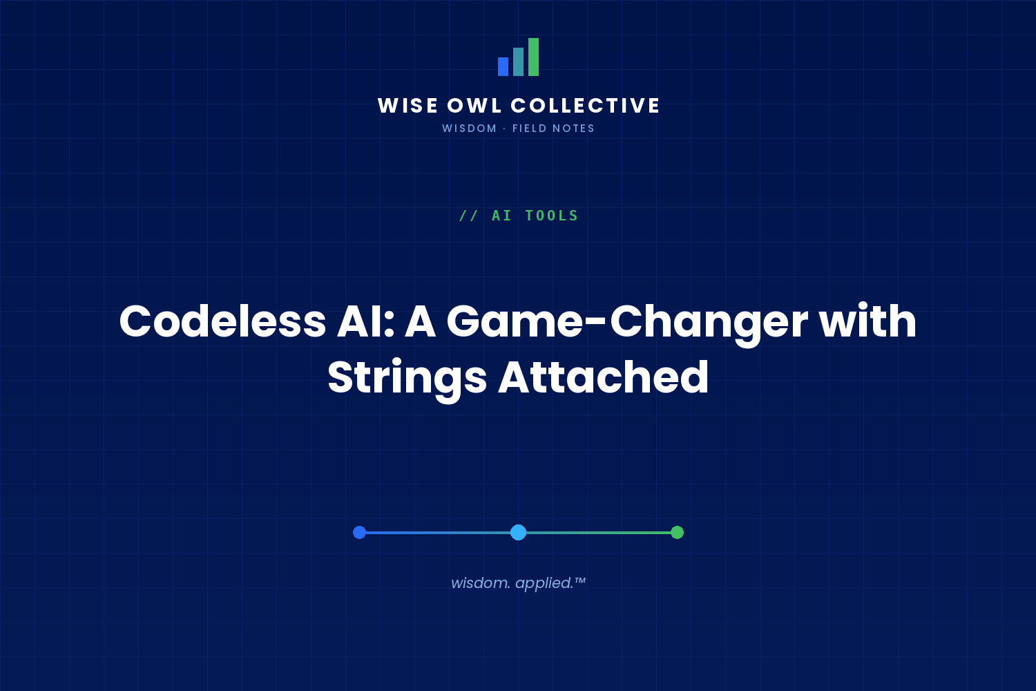 Codeless AI: A Game-Changer with Strings Attached