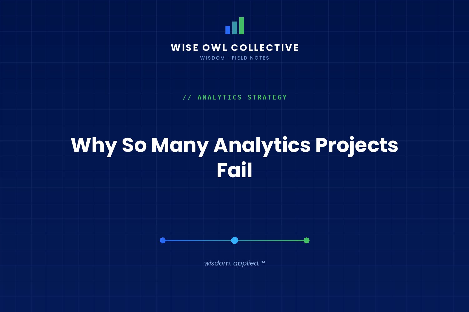 Why So Many Analytics Projects Fail