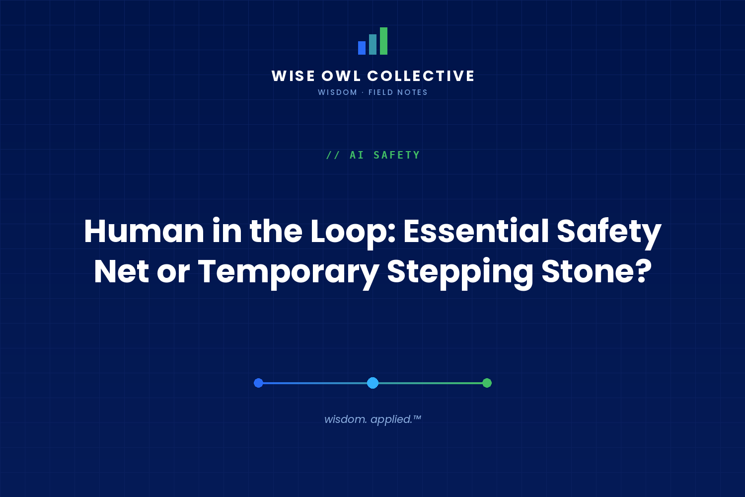 Human in the Loop: Essential Safety Net or Temporary Stepping Stone?