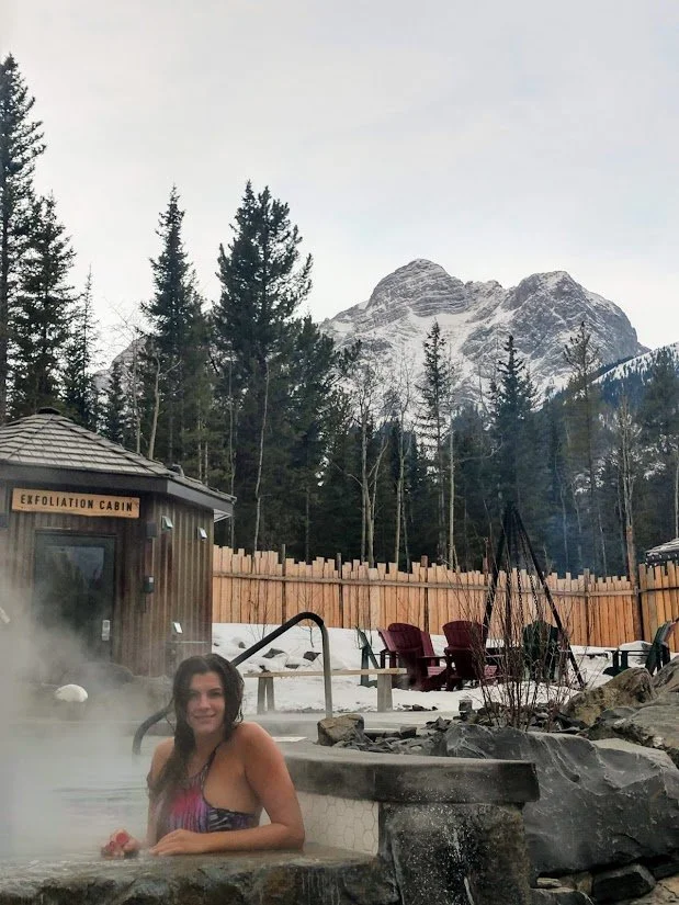 Kananaskis nordic spa and snowy owl dog sledding dopp with love event