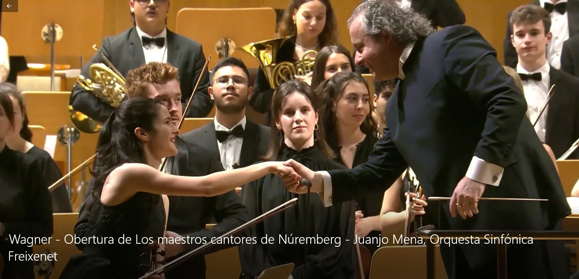 Orquesta Freixenet, Juanjo Mena (conductor) - Madrid