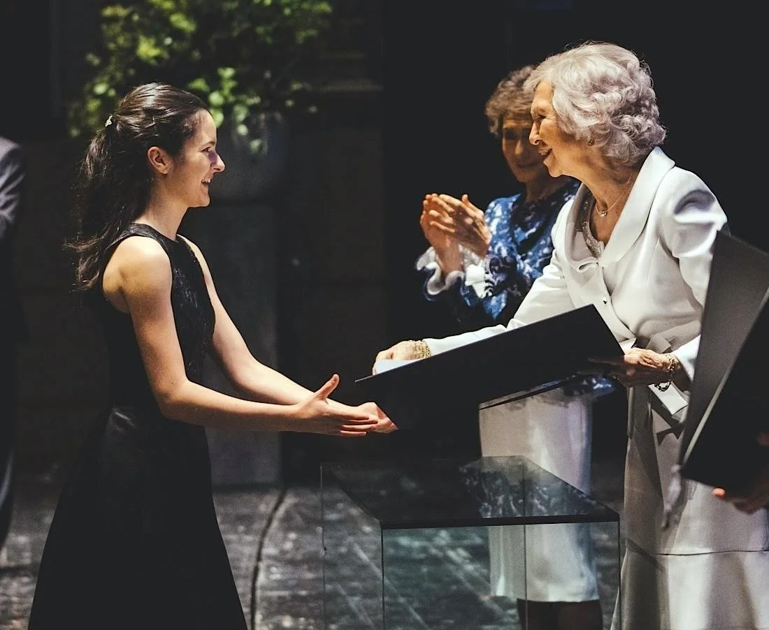 Most Oustanding Violin Student Award, Reina Sofía School, H.M. Queen Sofía - Madrid