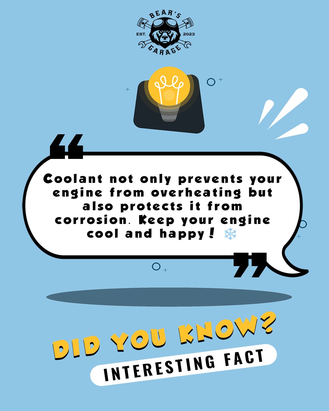 🛠️🐻 Here's this month's fun fact at Bear's Garage!

Stay tuned for more car trivia and tips! 🛠️🐻

 #BearsGarage #funfacts