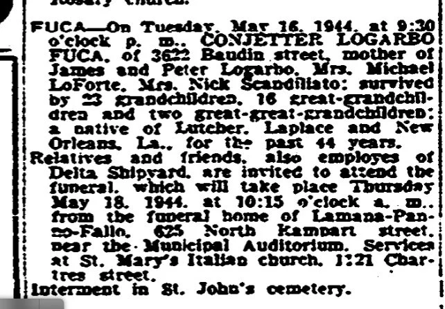 Concetta LoGarbo's Obituary