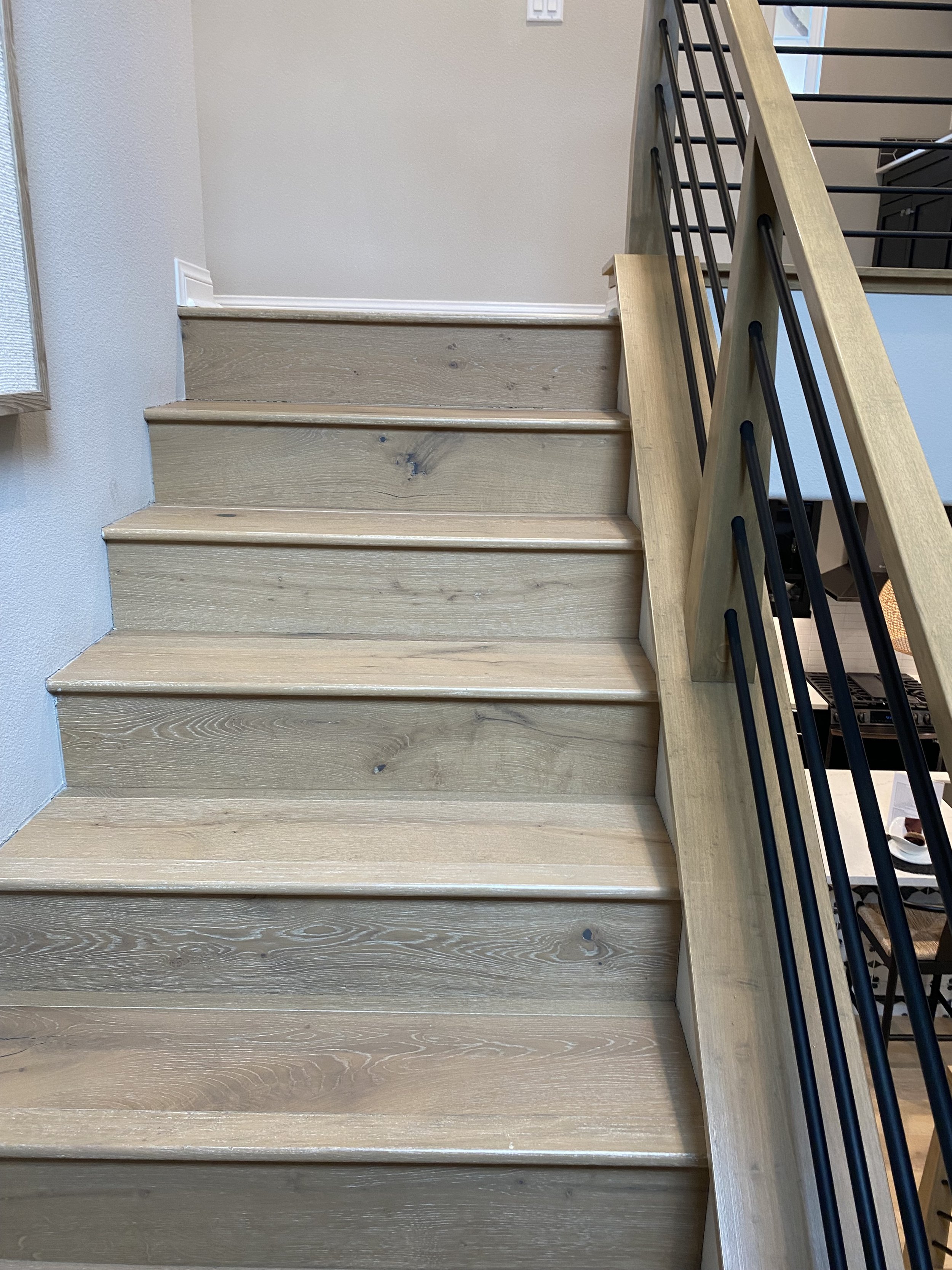 Full home remodel + custom staircase and railing