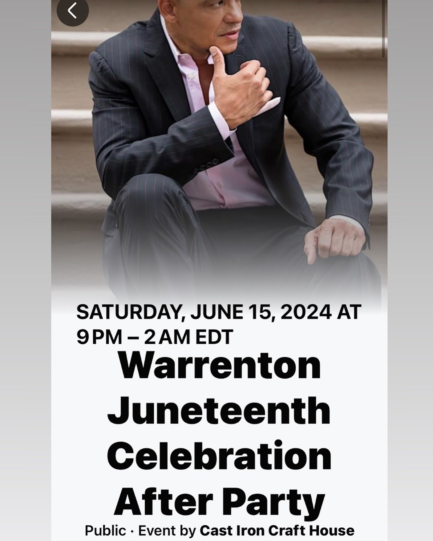 WARRENTON, VA!! WE ARE COMING HOME!!! The Quiet Fire Soul Show will be performing live on June 15 for the Juneteenth After Party at the New Cast Iron Craft House on 2nd Street!! Hosted by celebrity recording artist @petergunz174 It&rsquo;s been over 