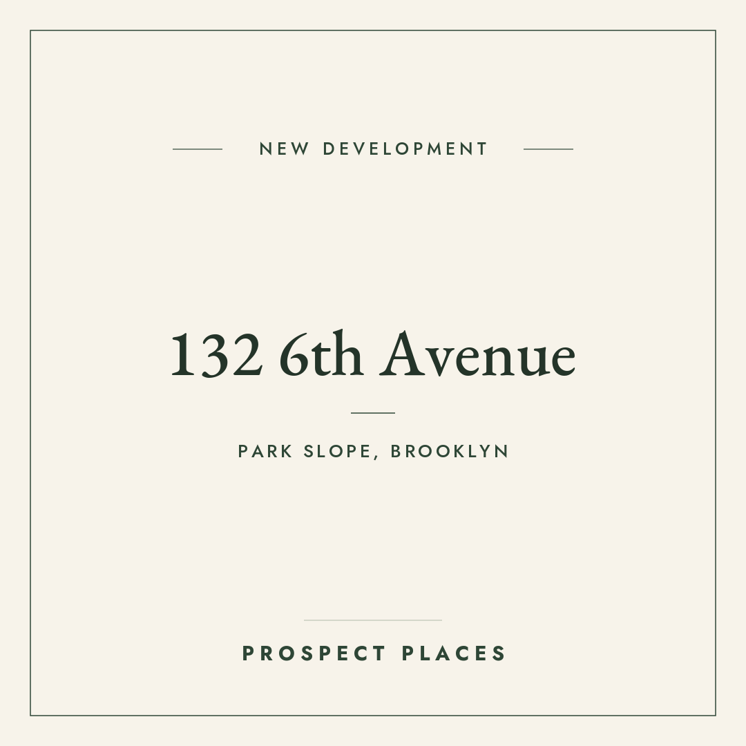 Five Park Slope Condos with Garden and Roof Deck at 132 Sixth Avenue