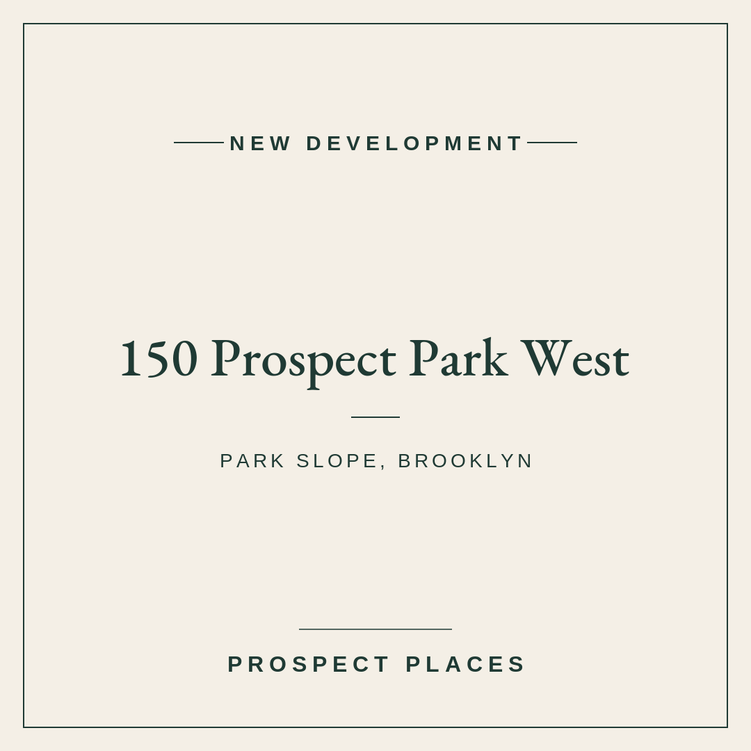Thirty Condos on Prospect Park West at 150 Prospect Park West