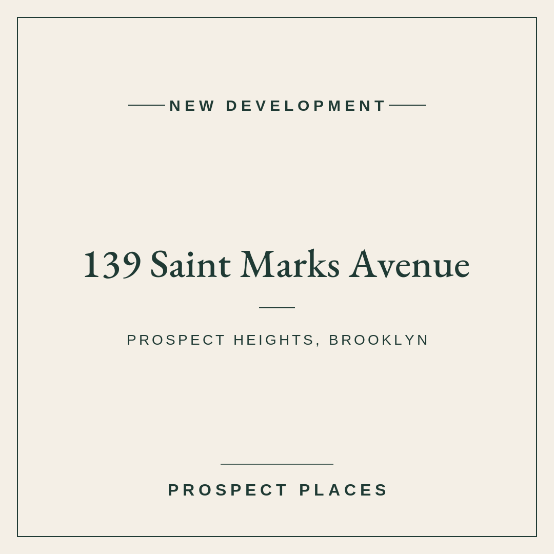 Two Boutique Condos in an 1883 Prospect Heights Building at 139 Saint Marks Avenue