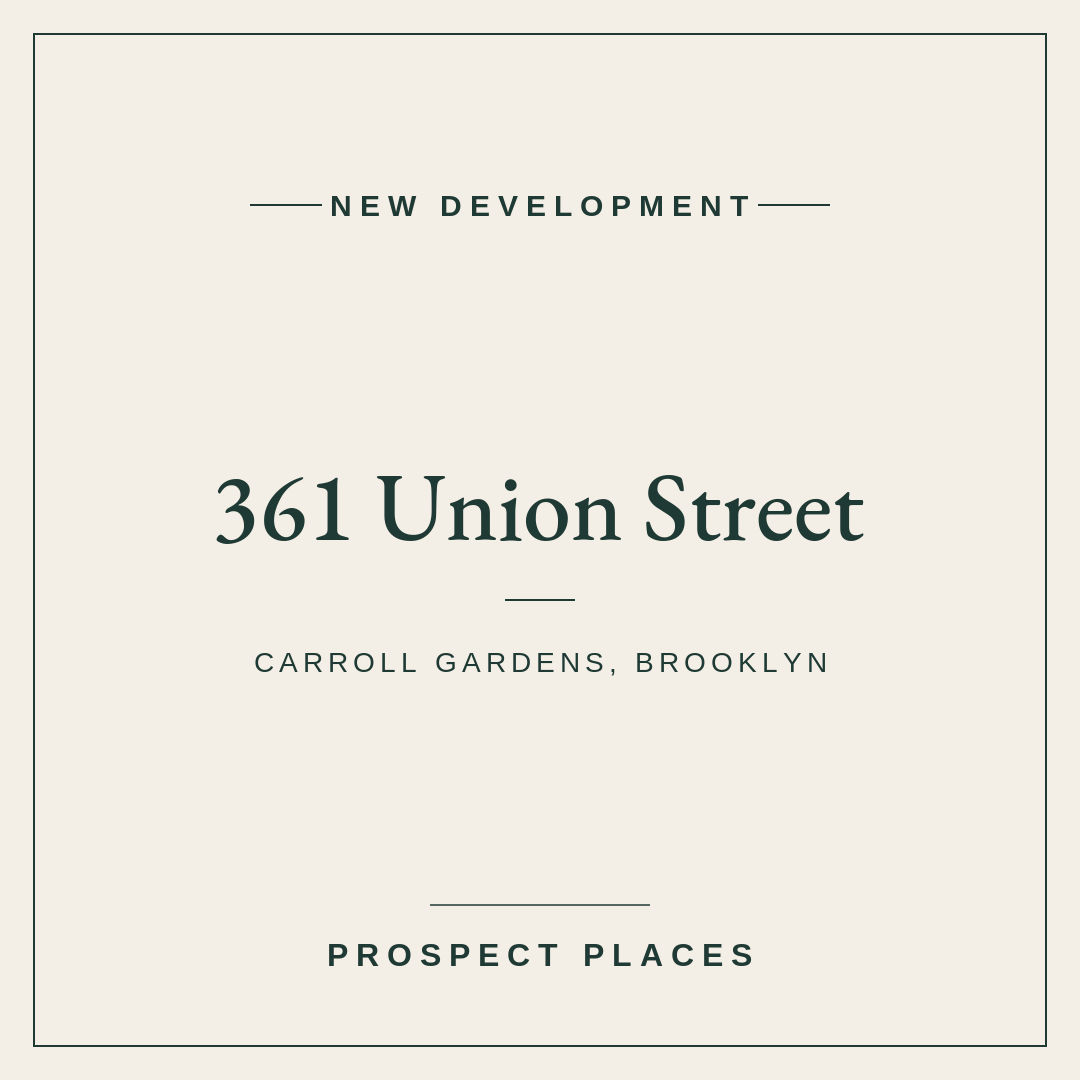 Garden Condos Planned for 361 Union Street, Steps From the F and G