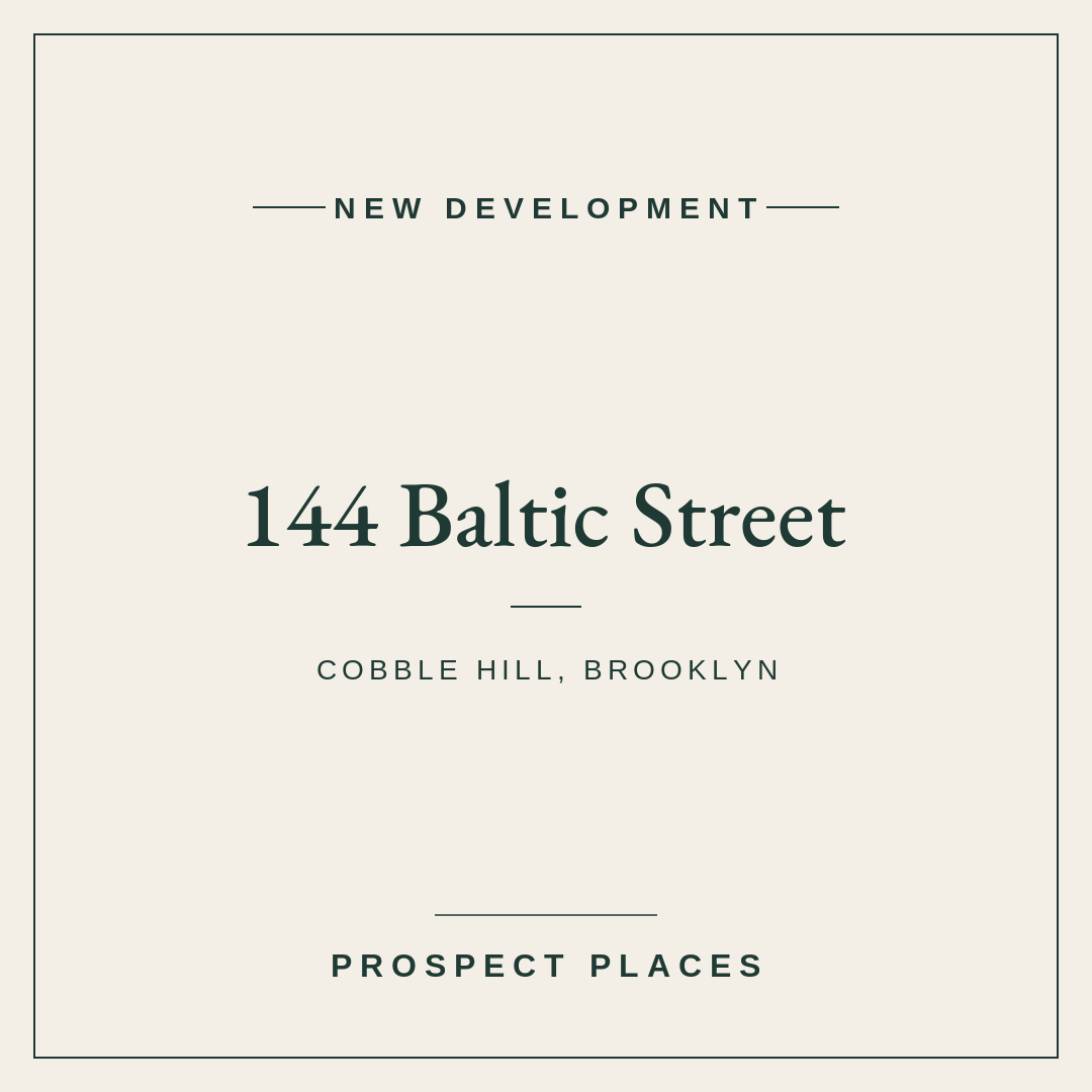 Two Garden Condos Planned for 144 Baltic Street in Cobble Hill