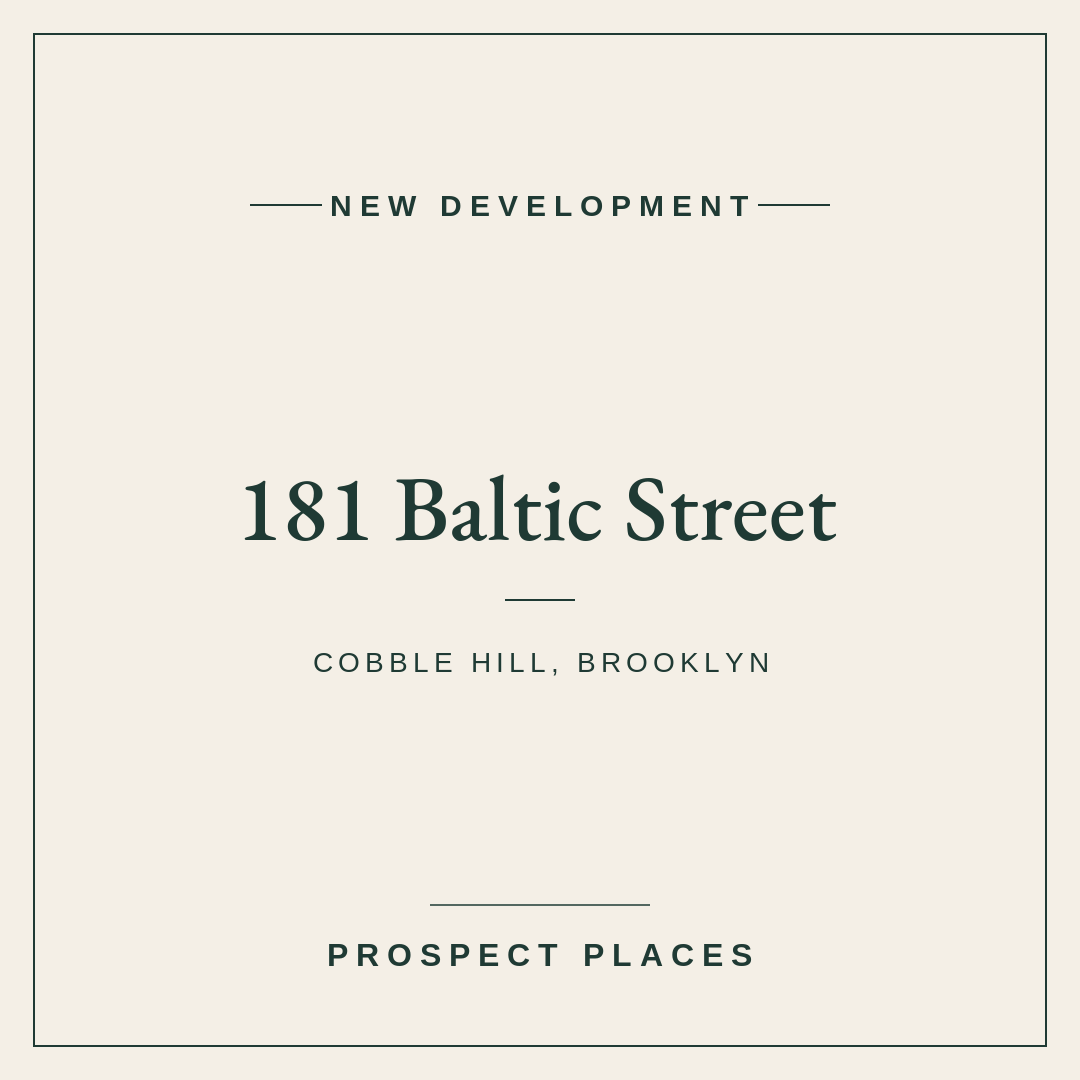 An 1839 Cobble Hill Building Becomes Two Boutique Condos at 181 Baltic Street