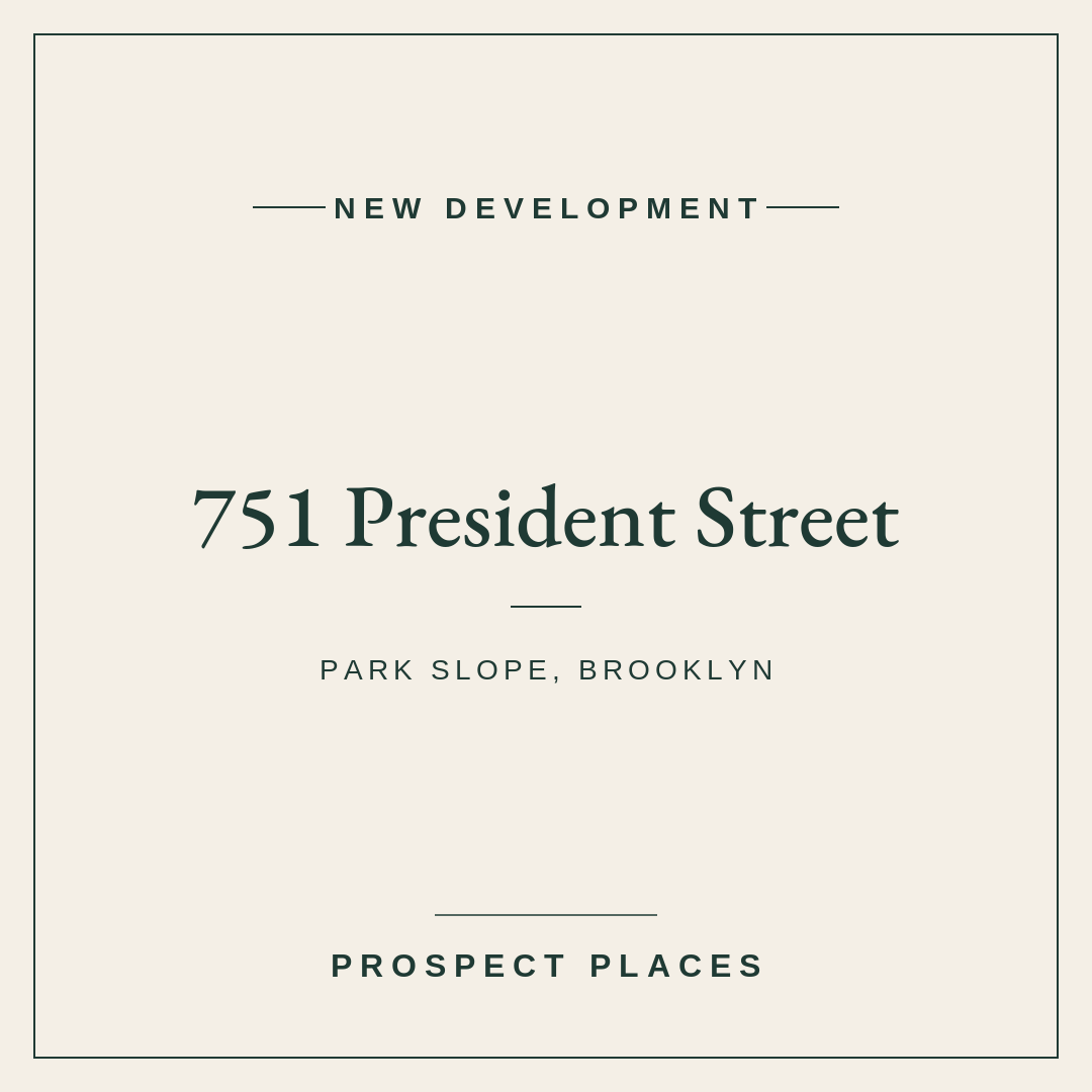Four Boutique Condos in a Converted Park Slope Building at 751 President Street