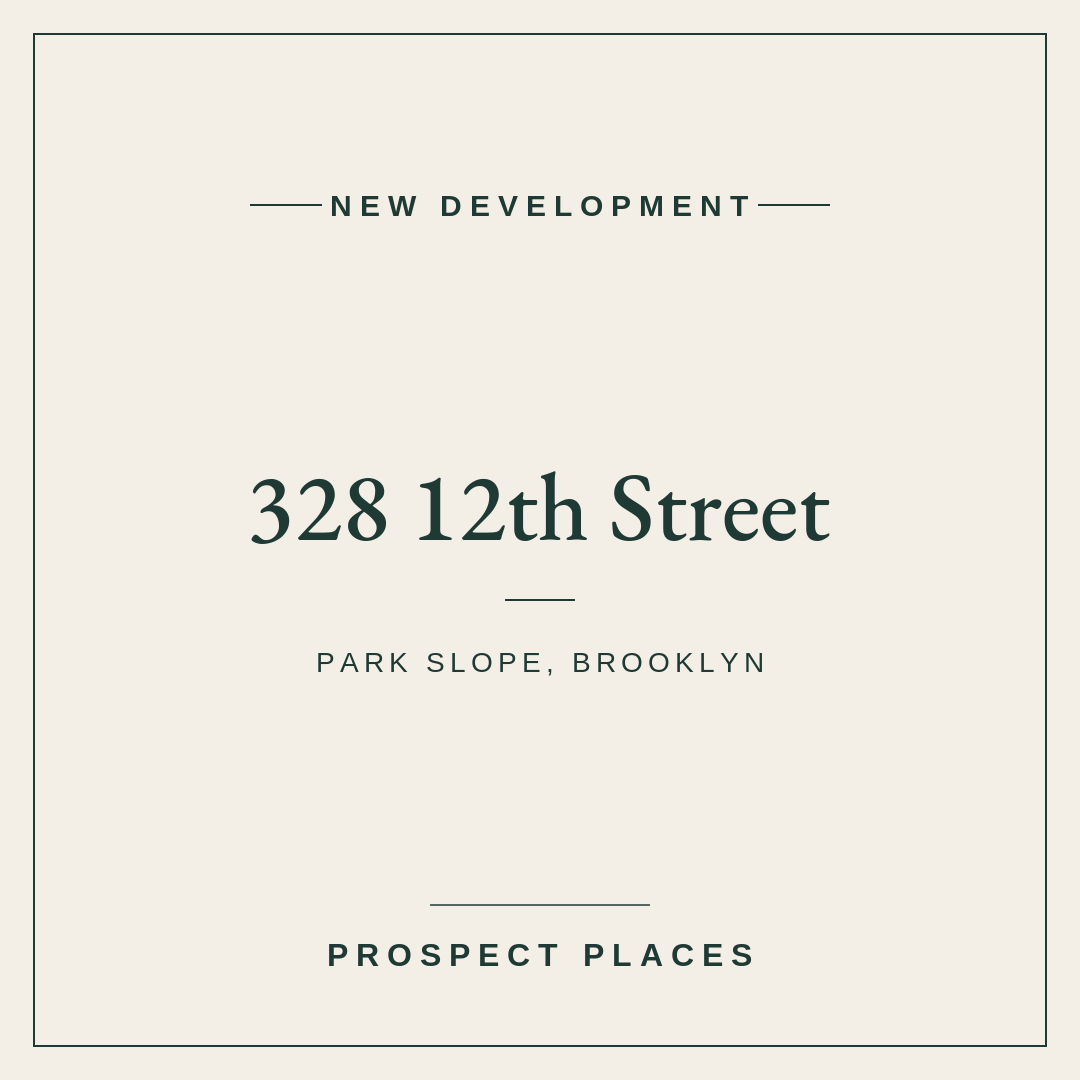 Three Garden Condos Planned for 328 12th Street in Park Slope