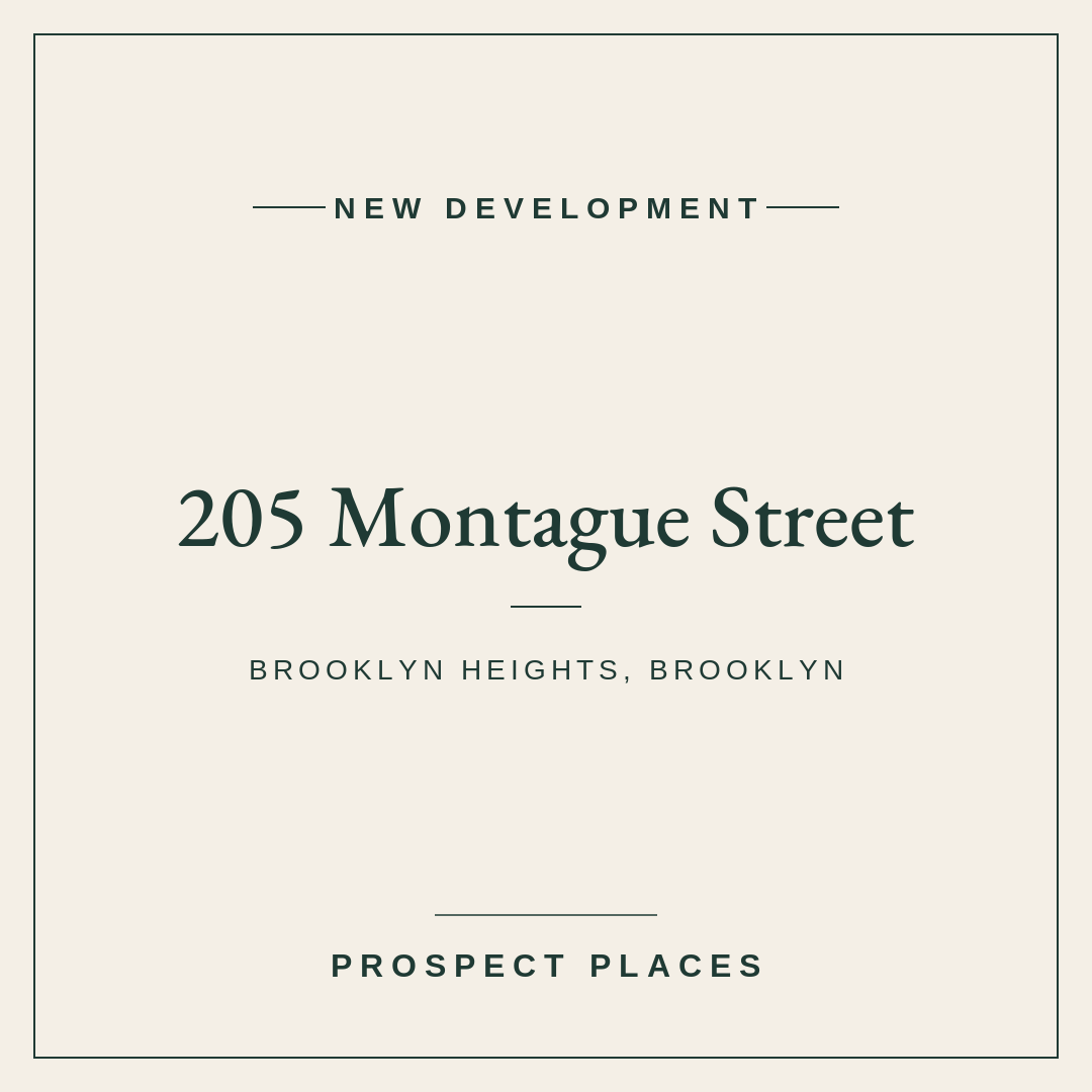 One Montague Place: A 46-Unit Tower Rising at 205 Montague Street
