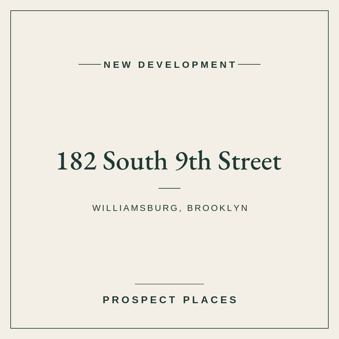A Seven-Unit Elevator Condo Comes to 182 South 9th Street in Williamsburg