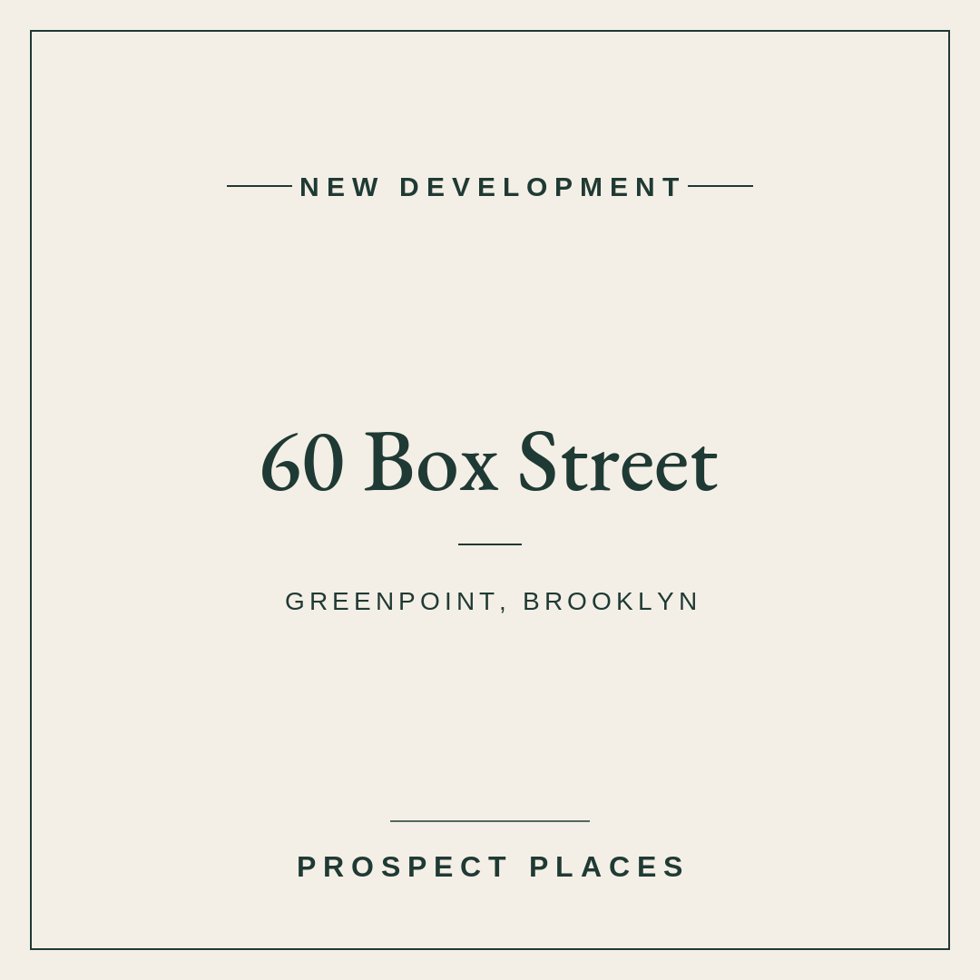 An Elevator Condo Comes to 60 Box Street in Greenpoint