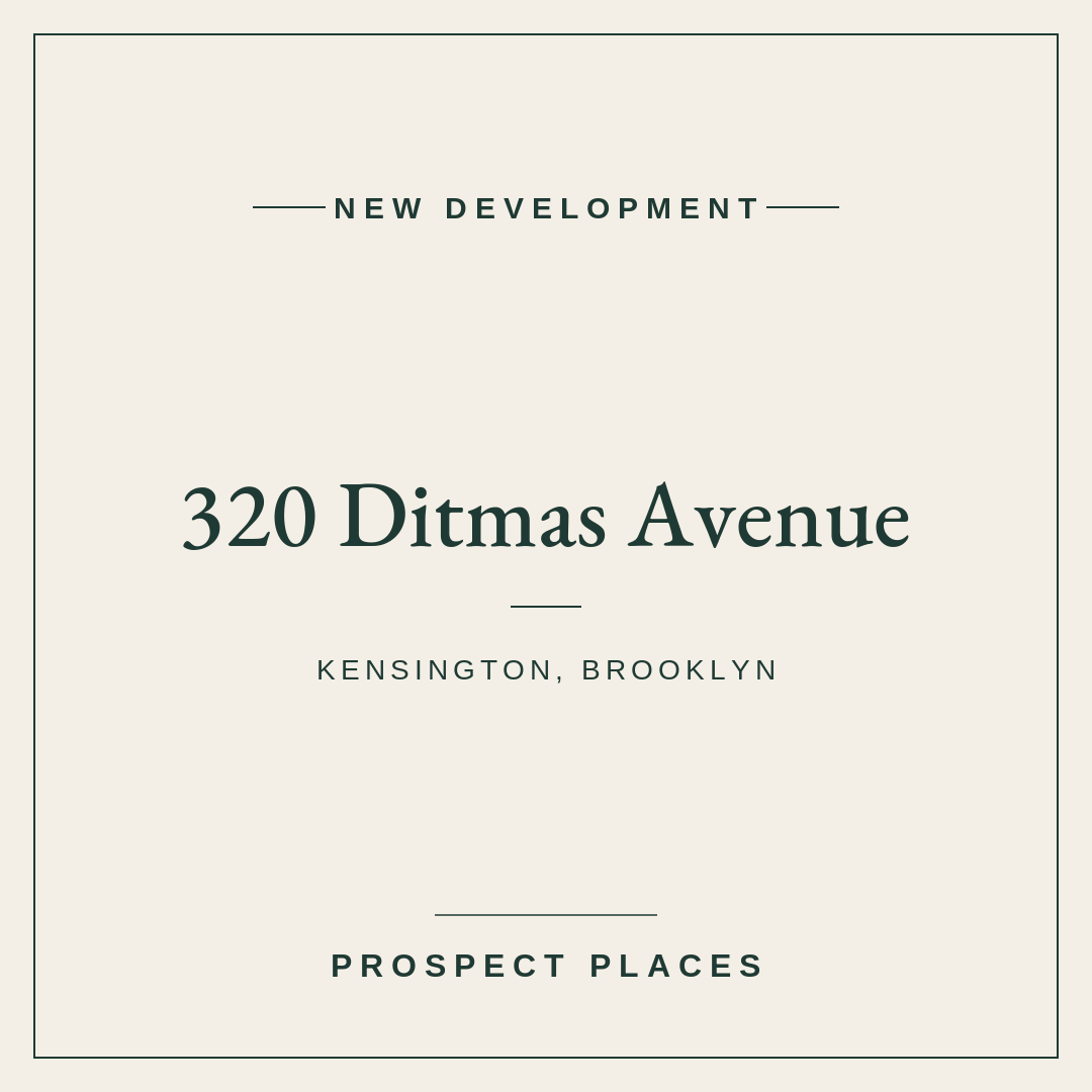 Six Boutique Condos Planned for 320 Ditmas Avenue, Steps From the F in Kensington