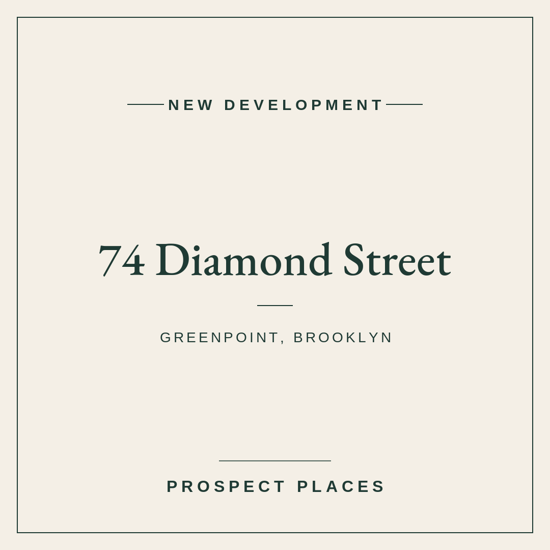 A Finished Six-Unit Condo Nears Launch at 74 Diamond Street in Greenpoint