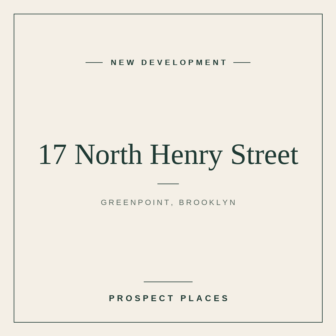 Five New Condos Planned for 17 North Henry Street in Greenpoint