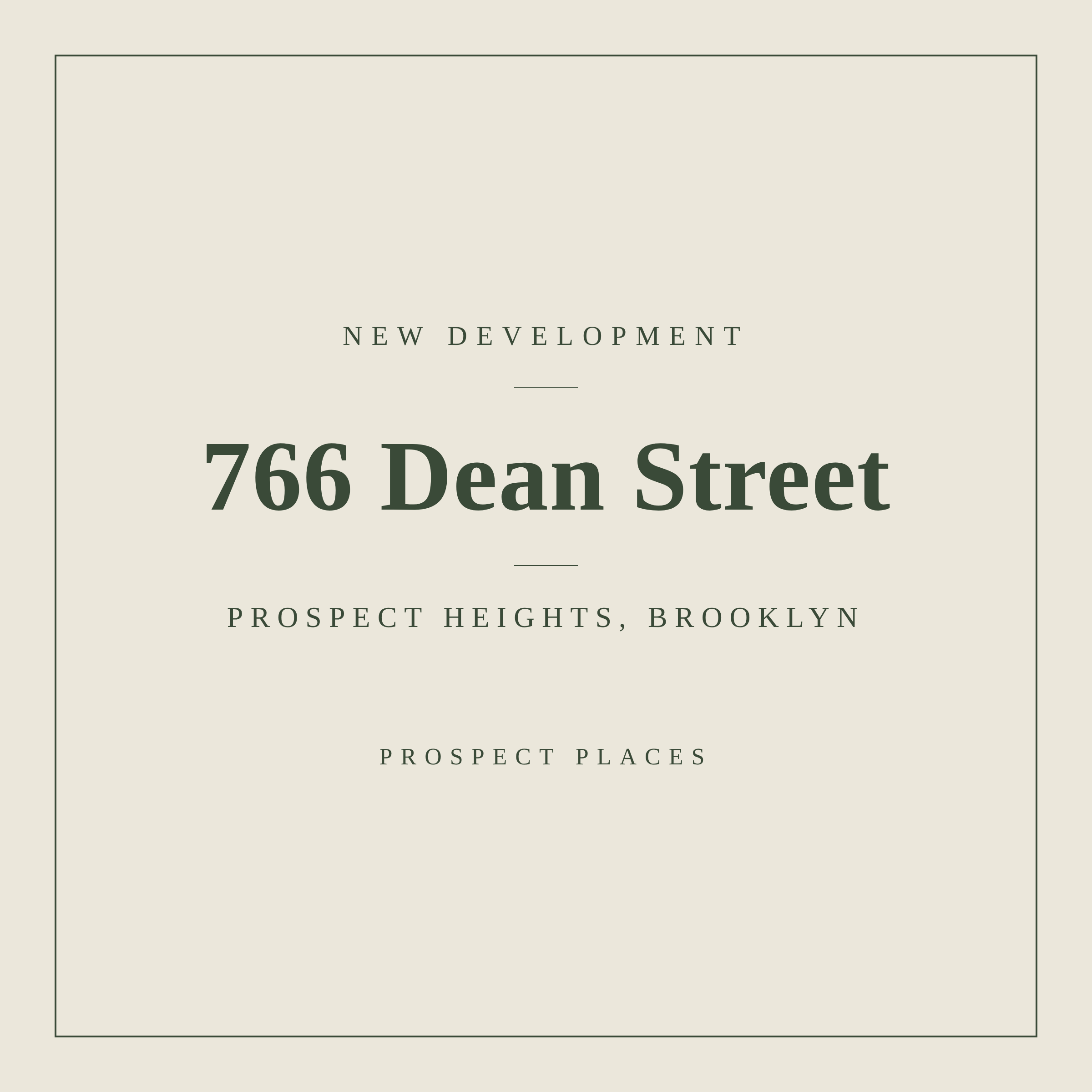 Four New Condos Planned for 766 Dean Street in Prospect Heights
