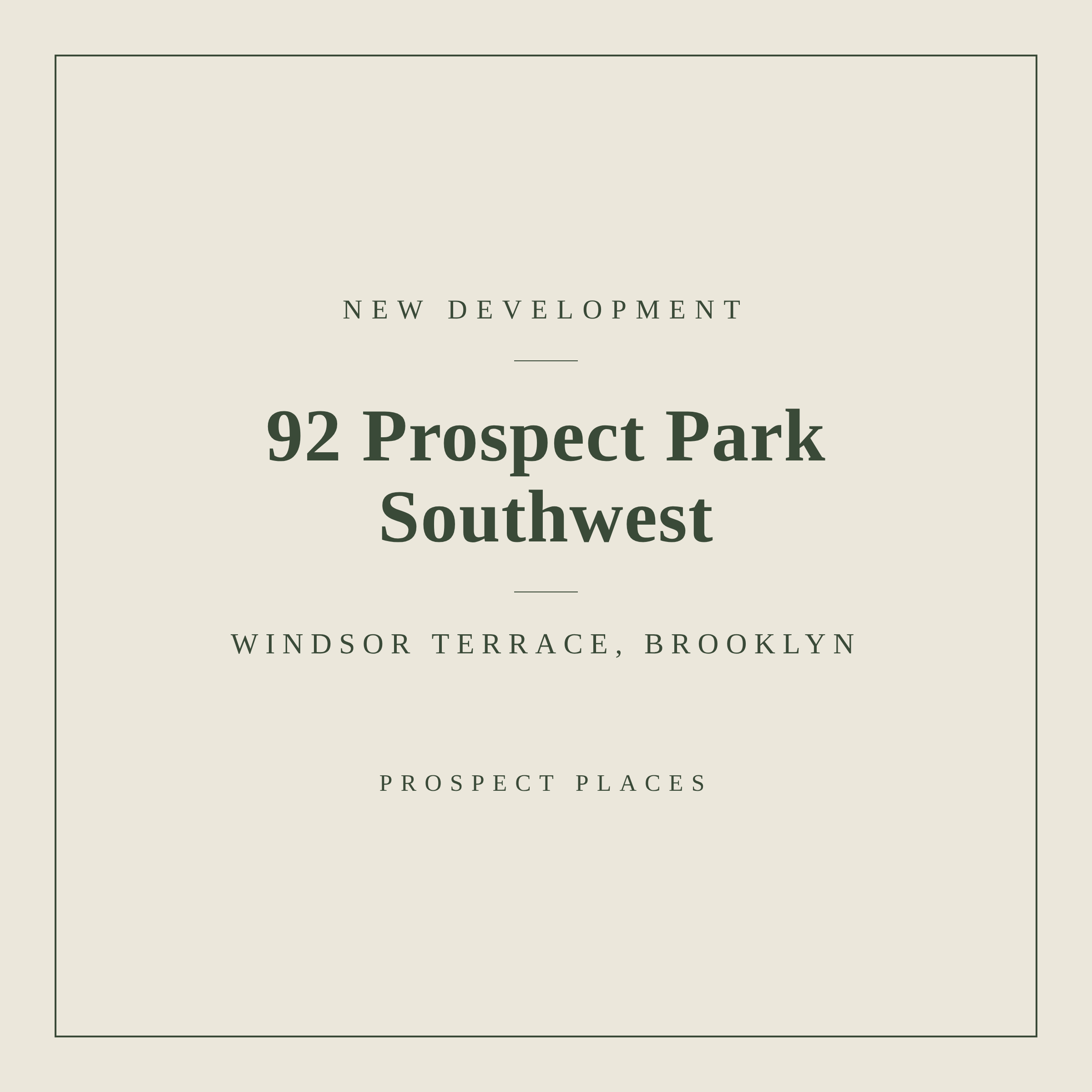 Twelve New Condos Planned for 92 Prospect Park Southwest in Windsor Terrace