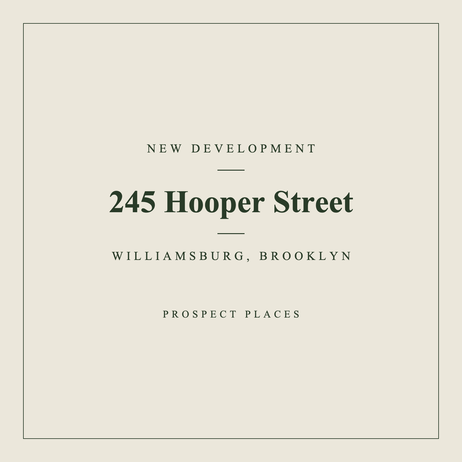 Three Spacious Condos Planned for 245 Hooper Street in Williamsburg