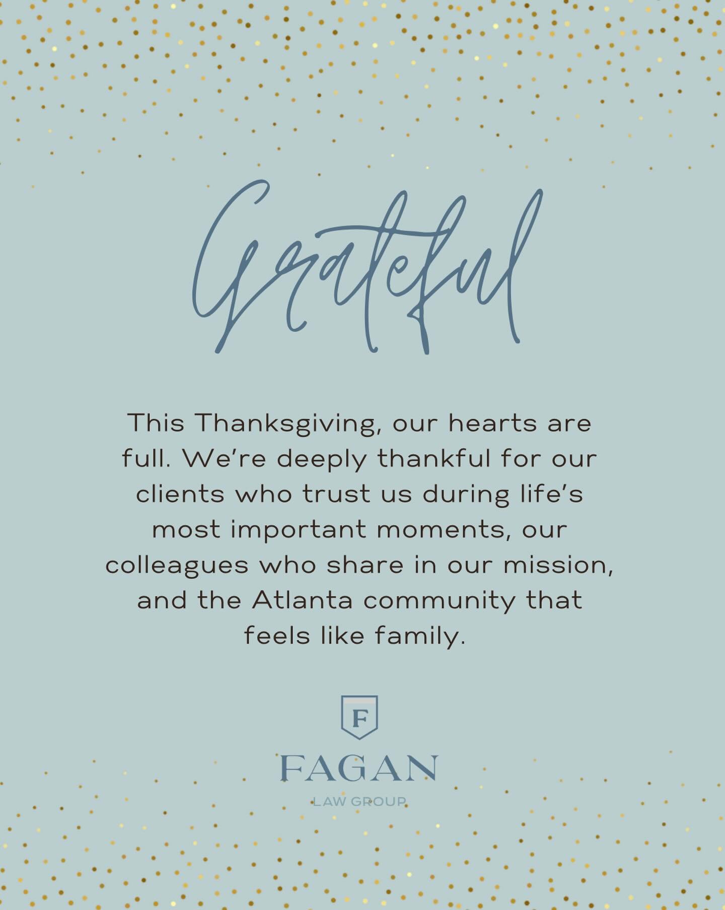 Thankful for all of you. Happy Thanksgiving!