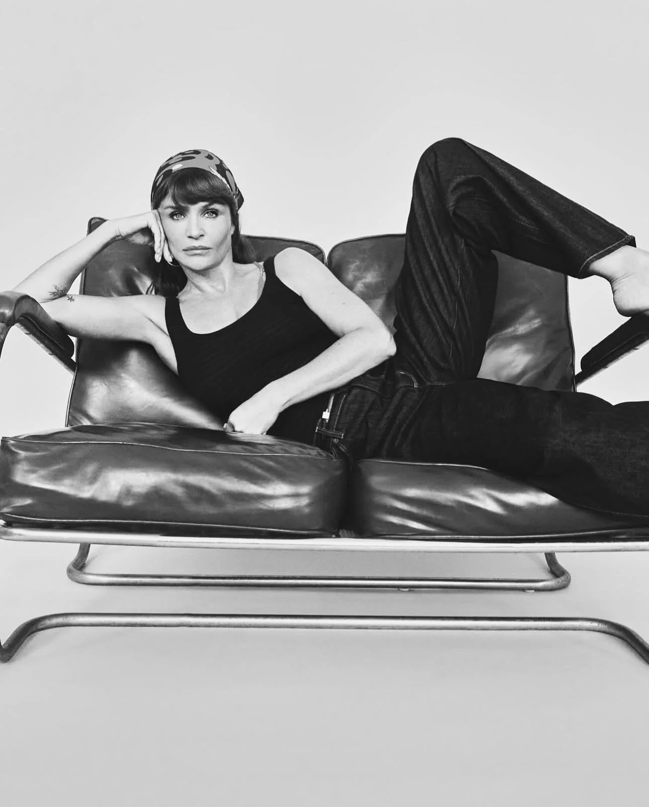 bts from the loft &mdash; Helena Christensen x Rolla&rsquo;s Jeans Campaign
