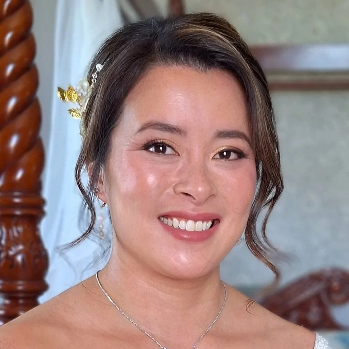 Chinese bride, Natural make up, Lyrath Estate Kilkenny 