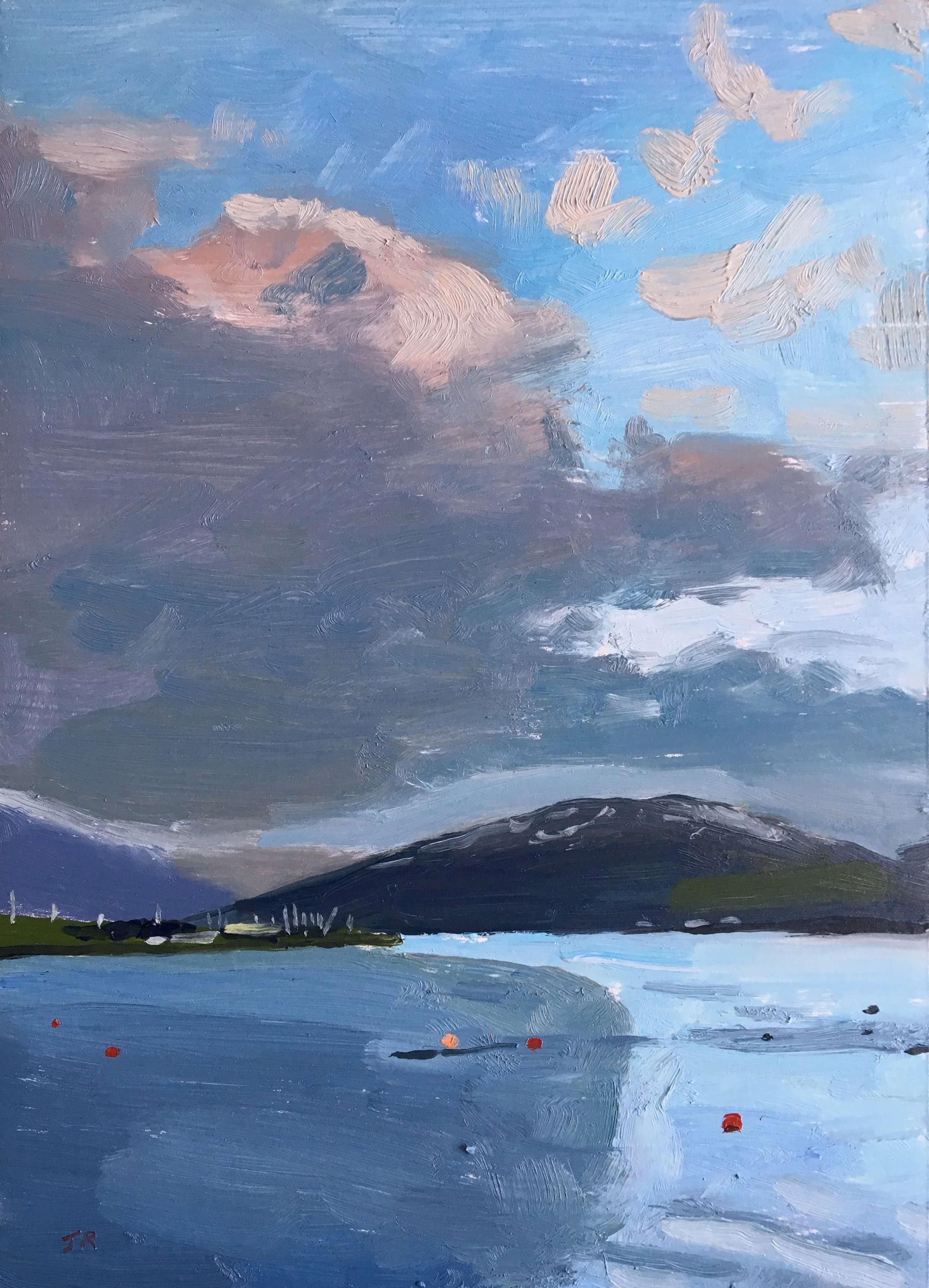 Cloud Over Ardmaleish, 5" x 7" oil on panel £100