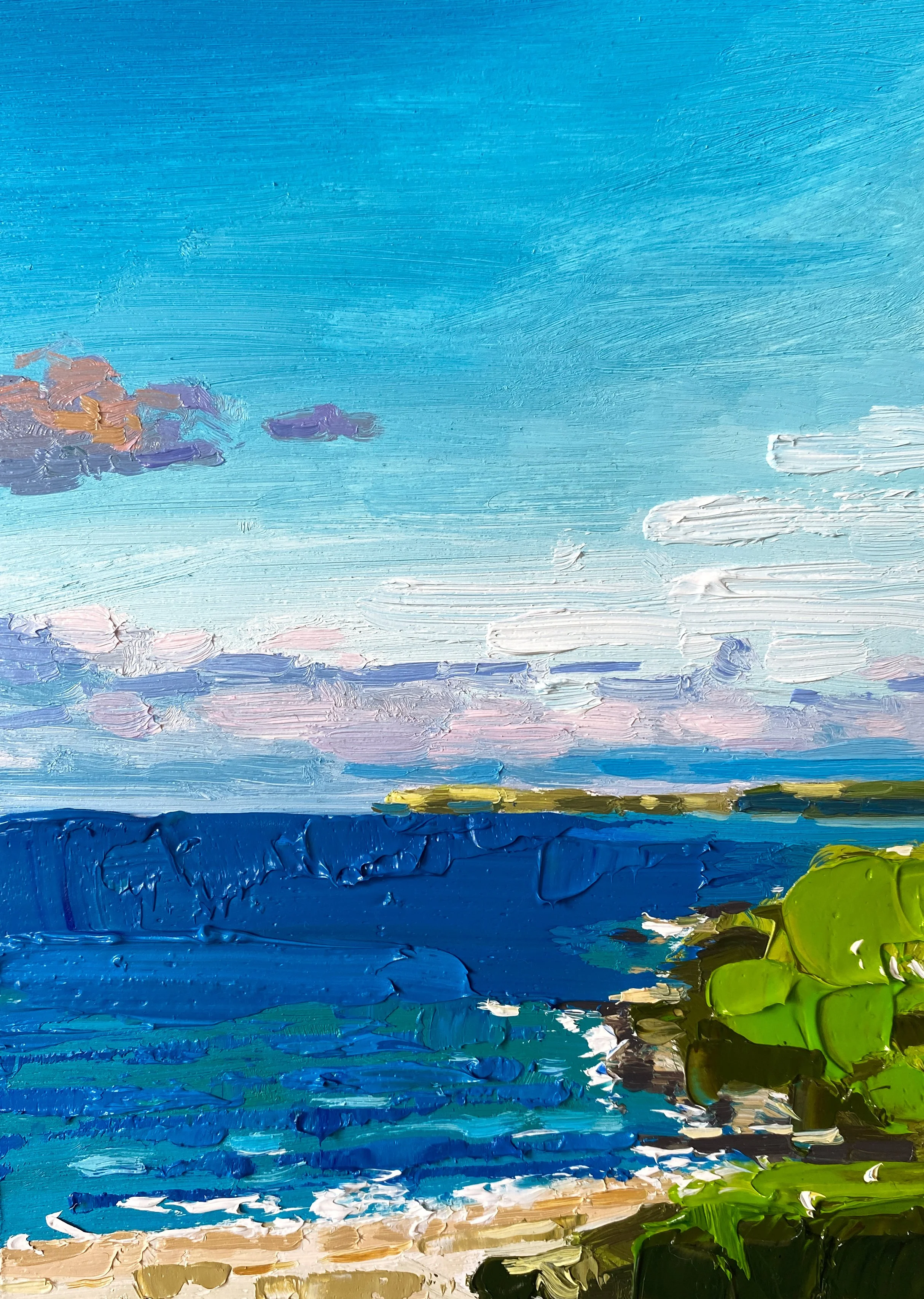 Tongue Bay, 5" x 7" oil on panel £100