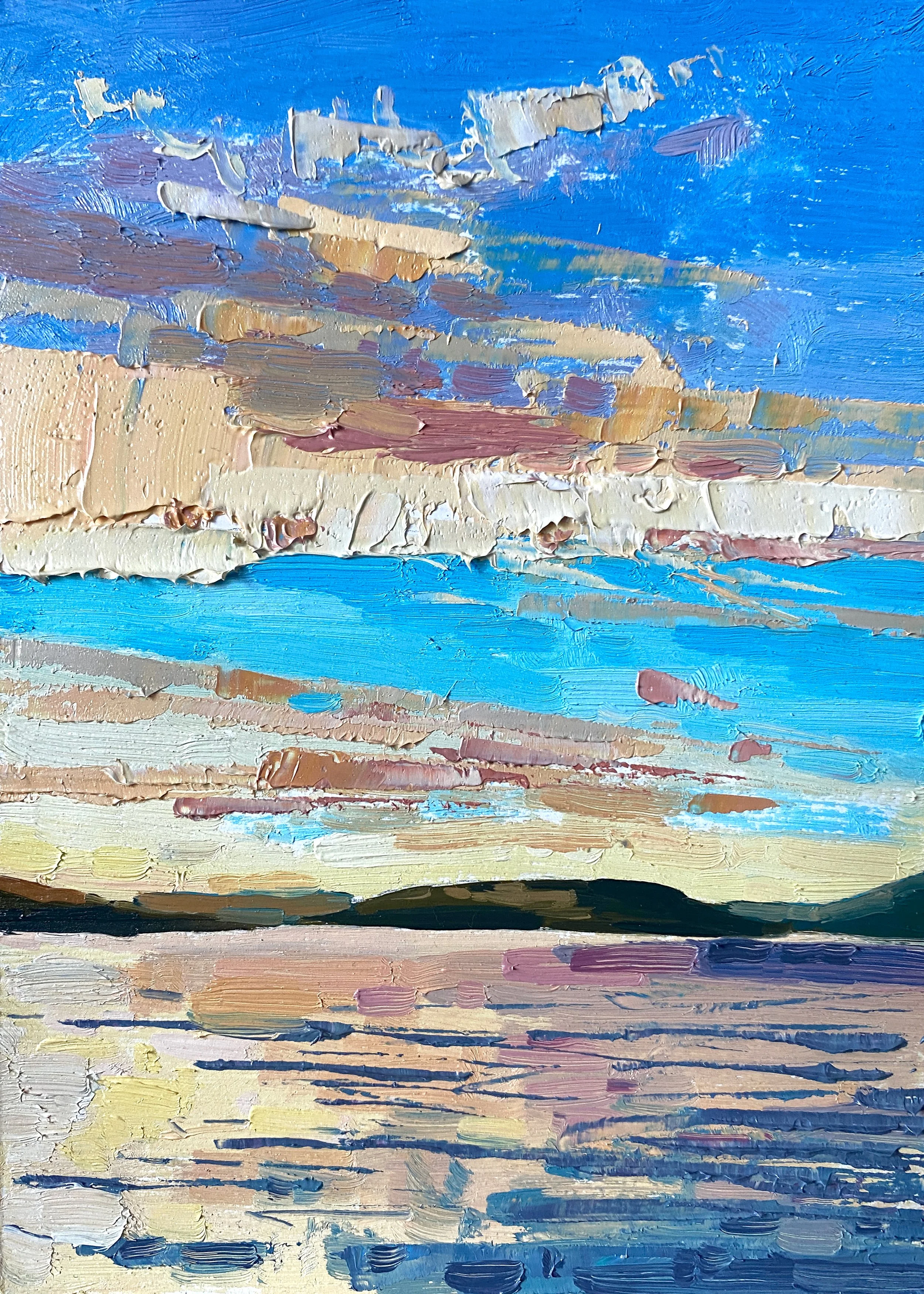 Winter Light, 5" x 7" oil on pane £160